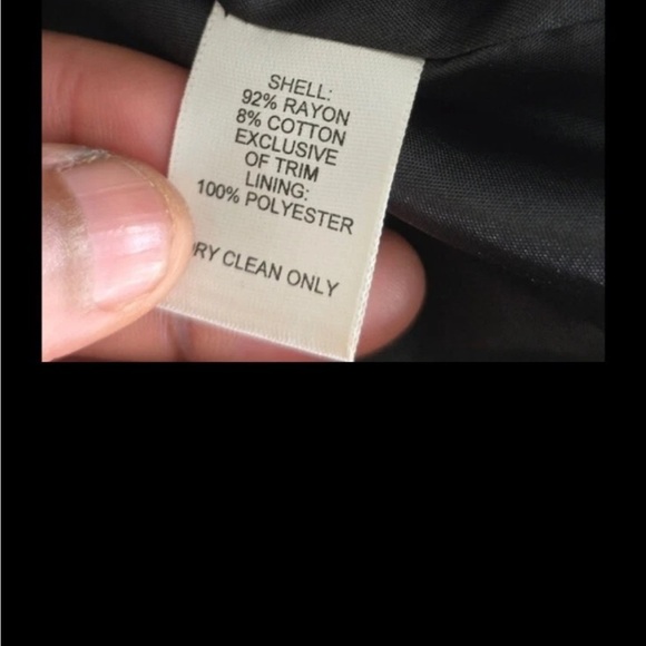 Talbots Tweed Jacket P10 Women Black White 3Button Long Sleeve Excellent - Picture 6 of 9